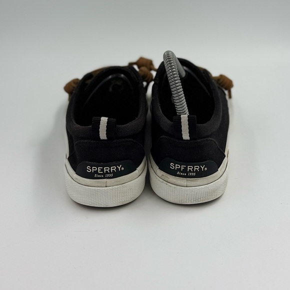Sperry black and white top siders women’s size 6.5 - Picture 4 of 6